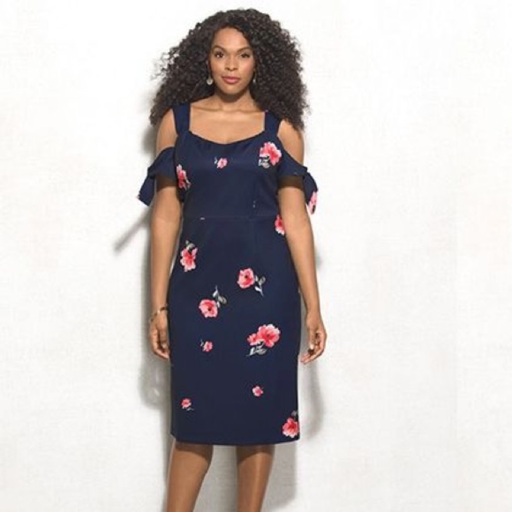 Ashley Graham floral dress